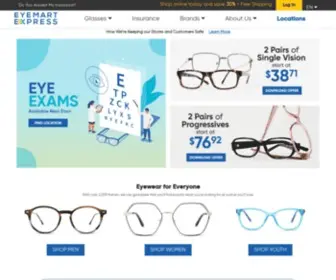 Eyemartexpress.com(Eyemart Express) Screenshot