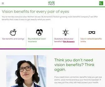 Eyemed.com(EyeMed Vision Benefits) Screenshot