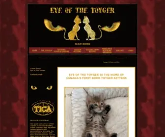 Eyeofthetoyger.com(The Eye of the Toyger) Screenshot