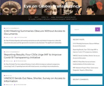 EyeonGlobaltransparency.net(Eye on Global Transparency) Screenshot