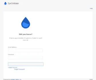 Eyeonwater.com(Making Water Visible) Screenshot
