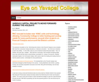 Eyeonyavapaicollege.com(Eye on Yavapai College) Screenshot