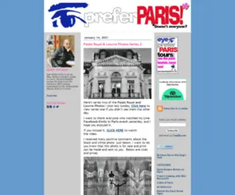 Eyepreferparis.com(I Prefer Paris) Screenshot