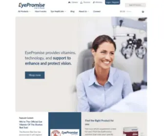 Eyepromise.com(Eye vitamins) Screenshot