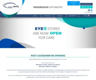 Eyeq.co.za(Optometrists) Screenshot