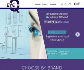 EyeqContacts.com(Eye Q Contacts) Screenshot