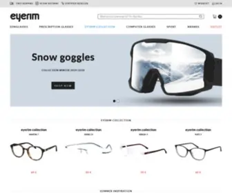 Eyerim.com(Designer zonnebrillen en brillen) Screenshot