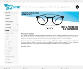 Eyesave.com(Discount Sunglasses & Reading Glasses Online) Screenshot