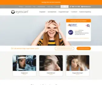Eyescan.nl(Dé specialisten in veilige oogzorg) Screenshot