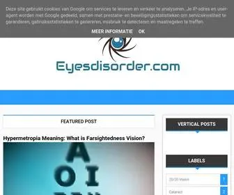 Eyesdisorder.com(Eyesdisorder) Screenshot