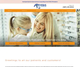 Eyesiseyecare.ca(Expert Vision Care in Calgary) Screenshot