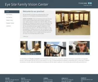 Eyesite4U.net(Eye Site Family Vision Center) Screenshot