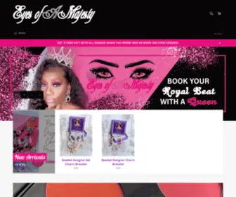 Eyesofamajestycosmetics.com(Eyes Of A Majesty Cosmetics) Screenshot