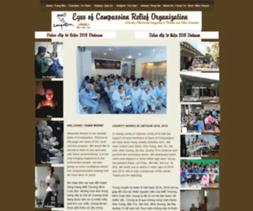 Eyesofcompassion.org(Trang Nha) Screenshot