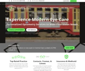 Eyesoncanal.com(Optometrist in New Orleans) Screenshot