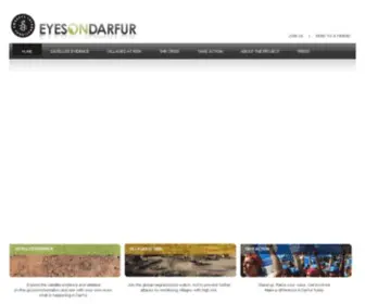 Eyesondarfur.org(Eyes On Darfur) Screenshot