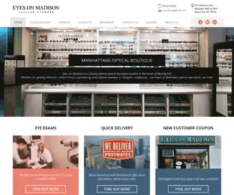 Eyesonmadison.com(Trusted Optical Store Manhattan) Screenshot