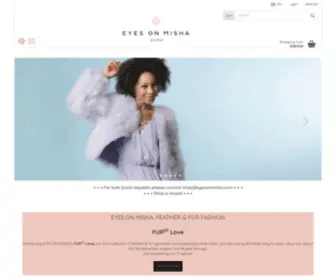 Eyesonmisha.com(Fur & feather Fashion) Screenshot
