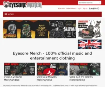 Eyesoremerch.com(Eyesore Merch) Screenshot