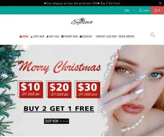 Eyesovo.com(Colored Contact Lenses) Screenshot