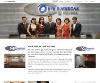 Eyesurgeons.com.sg(Eye Surgeons) Screenshot