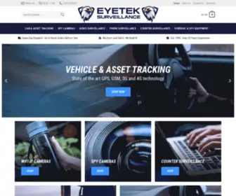 Eyetek.co.uk(Spy Equipment) Screenshot