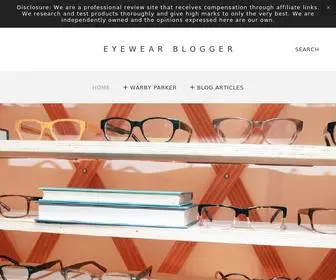 Eyewearblogger.com(Eyewear Blogger) Screenshot