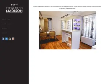 Eyewearonmadison.com(EYEWEAR ON MADISON) Screenshot