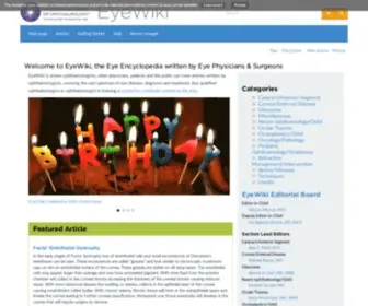 Eyewiki.org(Eyewiki) Screenshot