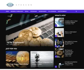 Eyexcon.com(Home) Screenshot