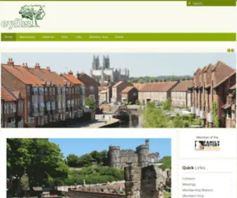 Eyfhs.org.uk(The East Yorkshire Family History Society) Screenshot