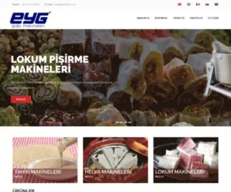 Eygmakine.com(Gıda makineleri) Screenshot