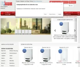 Eykom.com.tr(Kombi Klima Kalorifer Baymak Brötje ve Diğer Marka Fiyatları) Screenshot