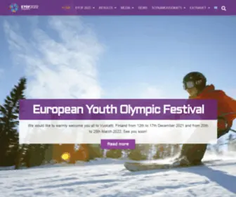 Eyof2022.fi(EYOF 2022) Screenshot