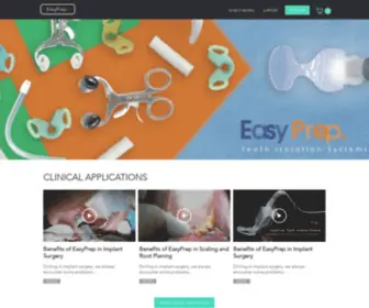 Eyprep.com(EasyPrep Teeth Isolation System give you total control of the oral environment) Screenshot