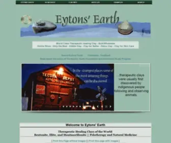 Eytonsearth.org(Natural green healing clay as used in alternative medicine) Screenshot