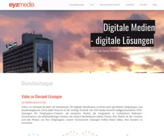 Eyzmedia.de(EYZ Media GmbH) Screenshot