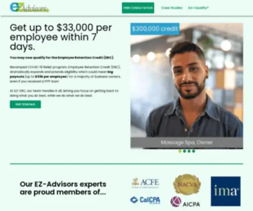 EZ-Advisors.com(You may now qualify for PPP 3.0) Screenshot