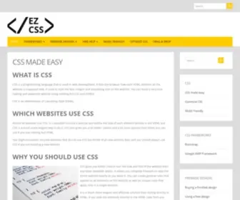 EZ-CSS.org(CSS made easy) Screenshot