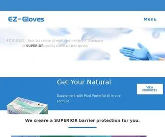 EZ-Gloves.com(EZ Gloves) Screenshot