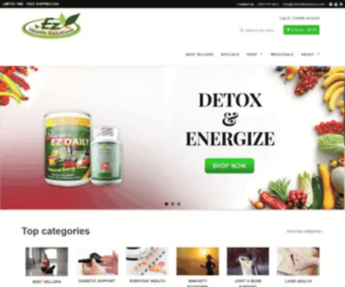 EZ-Healthsolutions.com(Online store for weight loss product) Screenshot