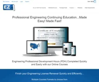 EZ-PDH.com(EZ PDH) Screenshot