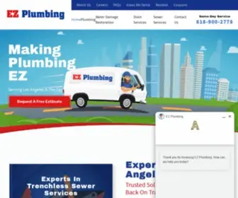 EZ-Plumbing.com(Los Angeles Plumbers) Screenshot