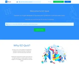 EZ-Quiz.com(EZ Quiz) Screenshot