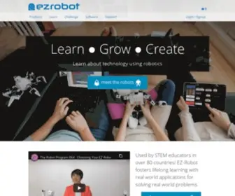 EZ-Robot.com(Robotics for Education) Screenshot