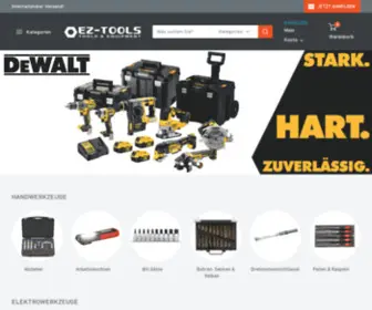 EZ-Tools.de(EZ-Tools GmbH Professionelle Werkzeuge) Screenshot