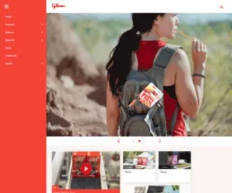 Ezaki-Glico.net(Glico Global Official Site) Screenshot