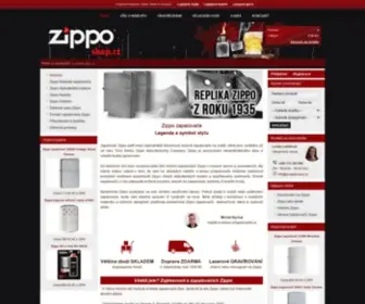 Ezapalovace.cz(Zippo zapalovače) Screenshot