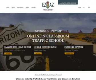 Ezaztrafficschool.com(Arizona's Premier Online Traffic School) Screenshot