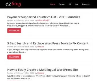 Ezbing.com(Your Place to Find the Best WordPress Themes) Screenshot